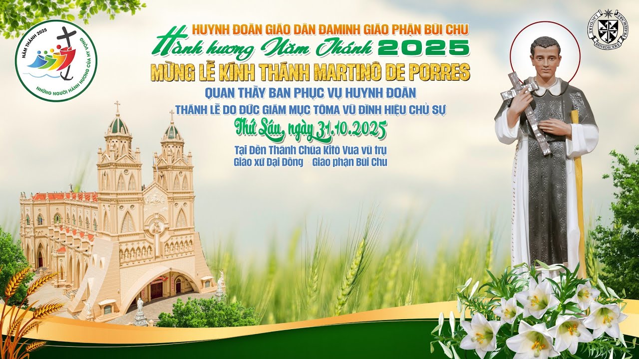 Huynh đoàn giáo dân Đaminh Giáo phận Bùi Chu hành hương Năm Thánh 2025 tại Đền thánh Đại Đồng