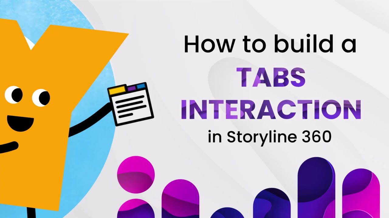 Как создать интерактивное взаимодействие с вкладками в Storyline 360