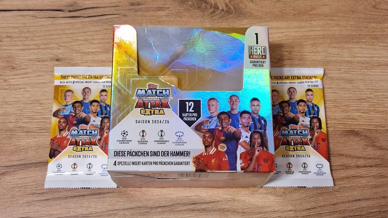 Topps Match Attax Champions League Extra 2024/25 😱🔥 Display Box Opening