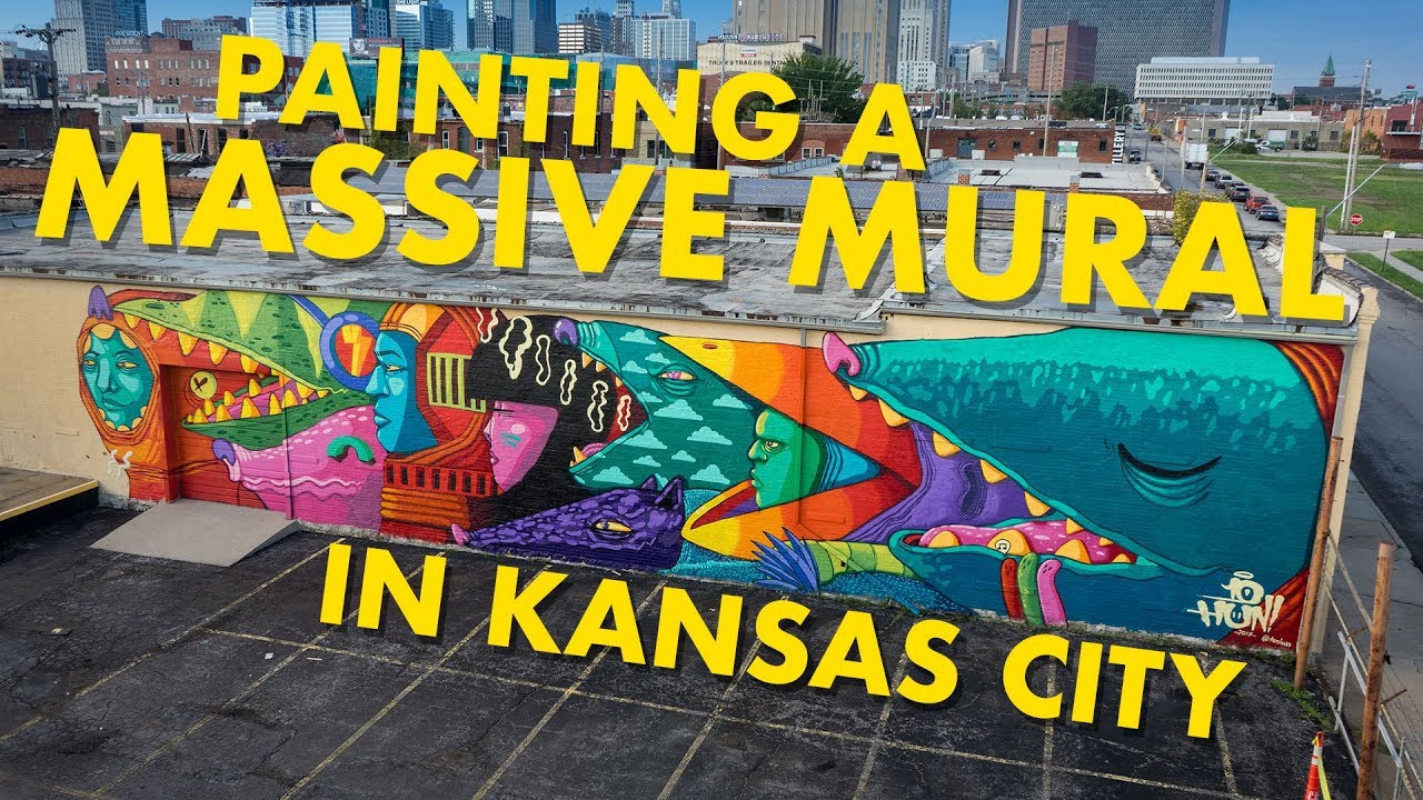 Painting a Massive 125 ft Mural in Kansas City