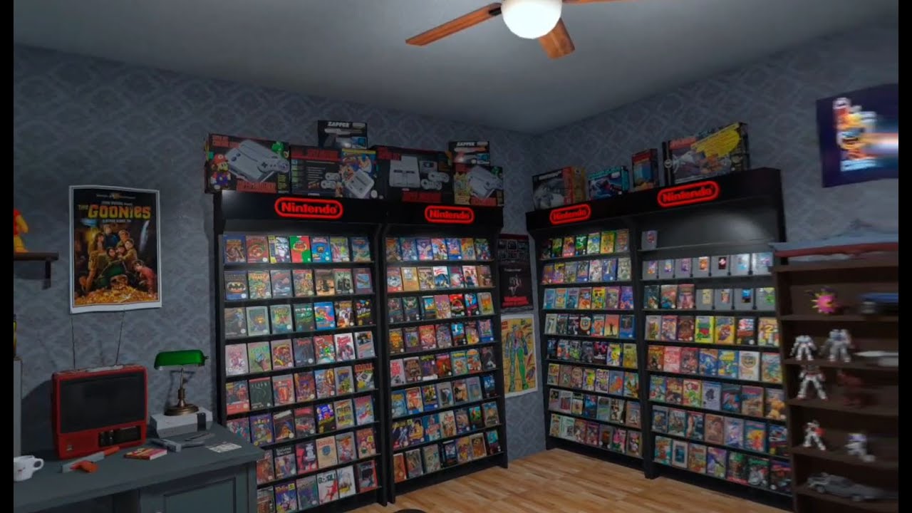 EmuVR - room completed - Retro arcade