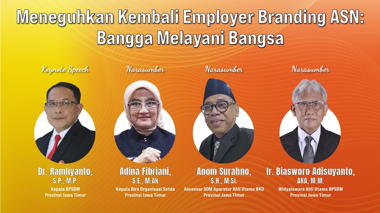 ASN BELAJAR SERI 47 | 2025 - Meneguhkan Kembali Employer Branding ASN: Bangga Melayani Bangsa