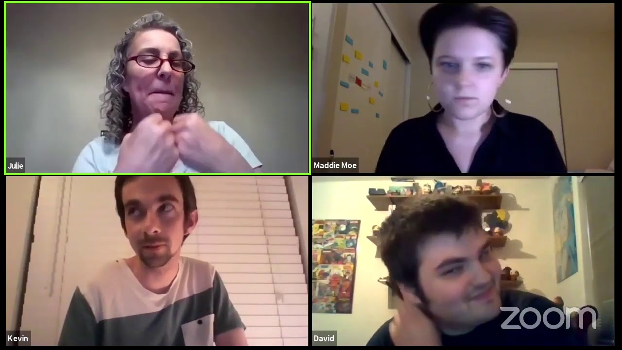 Improv class online is like being in the Matrix!