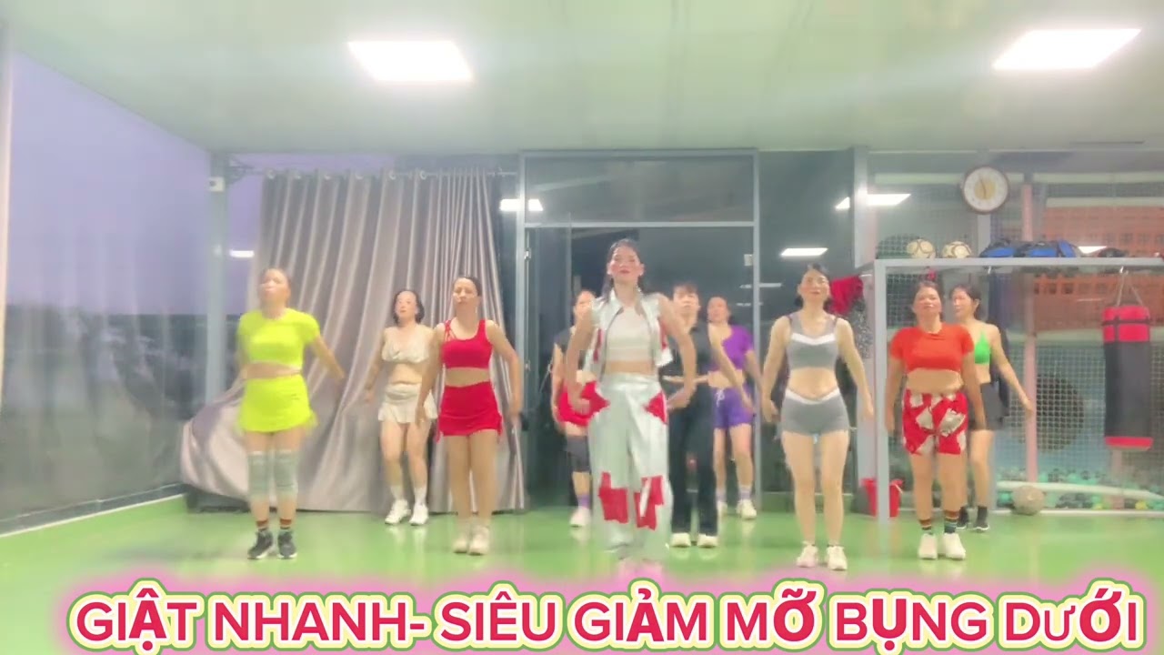 GIẬT NHANH SIÊU GIẢM MỠ BỤNG DƯỚI- SĂN CHẮC CƠ THỂ/NHẠC MODENTAKING HAY/ THÚY NHI AEROBIC 