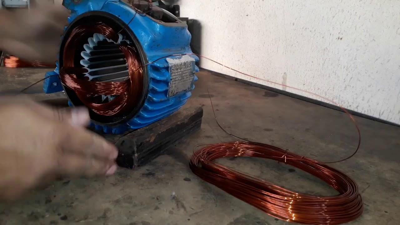 Como Rebobinar Motor trifásico 2 cv 2 polos