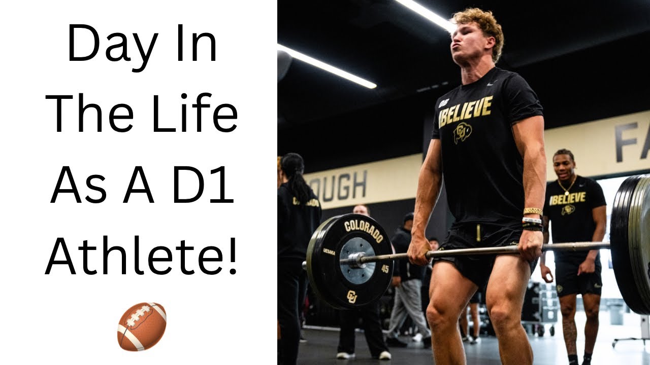 Day in the Life as a D1 Athlete - Colorado Football Summer Training Day!