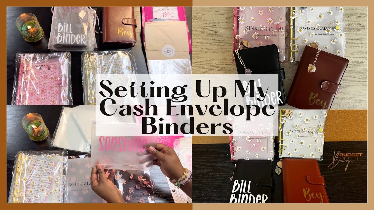 Setting Up My Cash Envelope Binders | Sinking Funds | Savings Challenges | Bill Binder