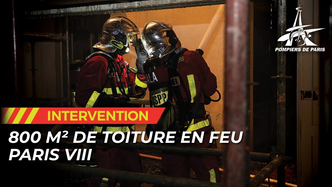 800M² DE TOITURE EN FEU À PARIS VIIIe