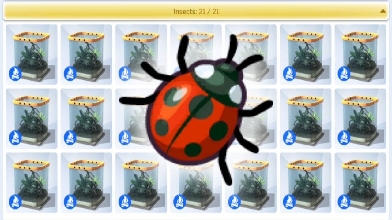How to Collect ALL the INSECTS in the Sims 4!! (and i slowly lose my mind)