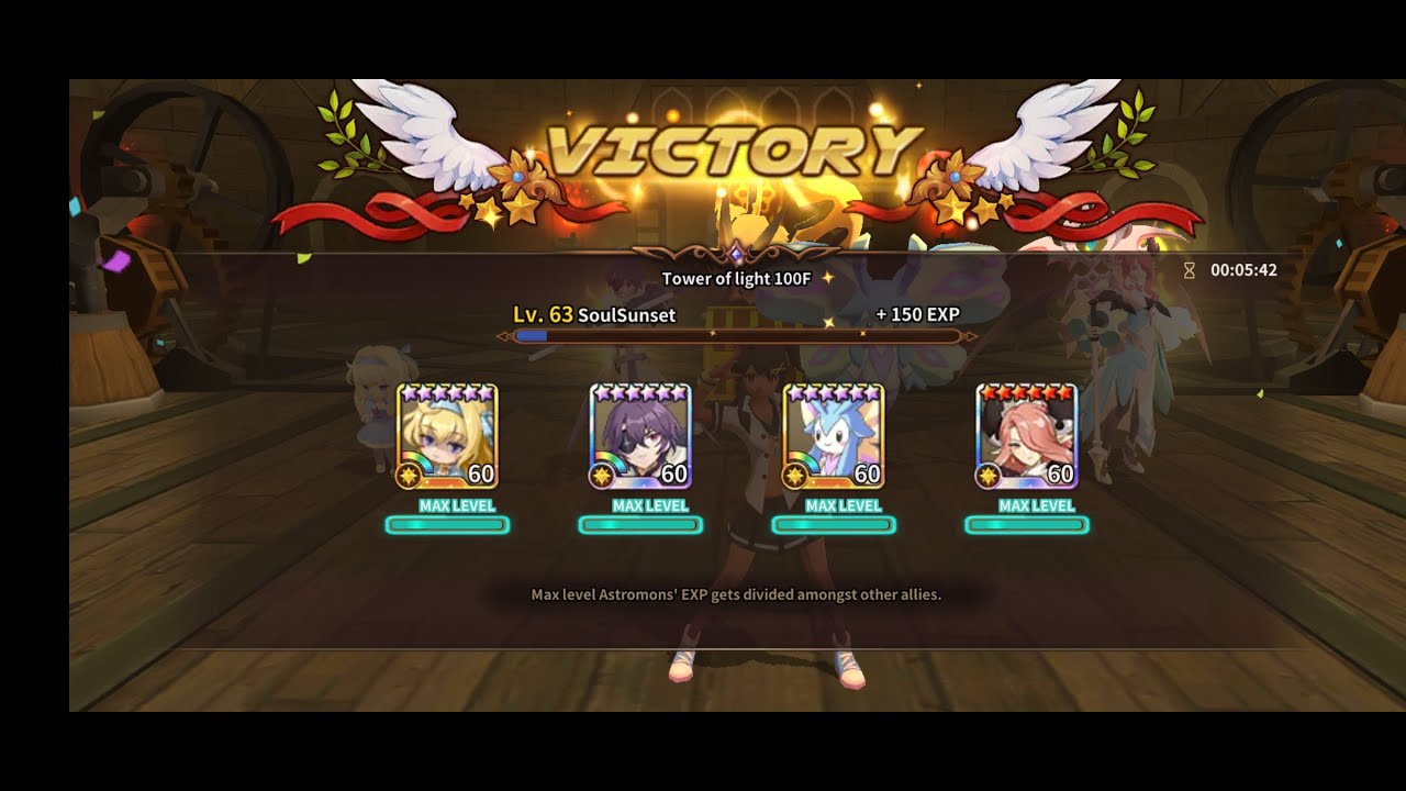 Elemental Tower of Light 100 (Gems Shown) - Monster Super League