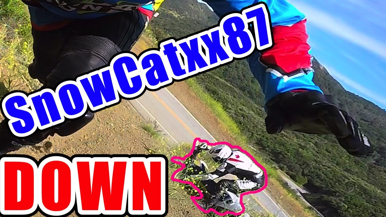 SnowCatxx87 Crashes Thanks to JAKE! 701 Supermoto Ride Out