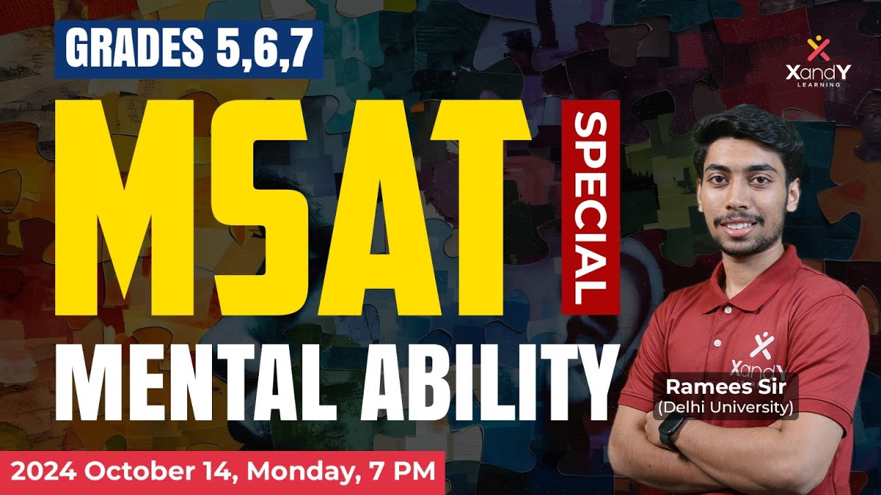 MSAT Special Live | MAT | Mental Ability #msat #mat #mentalability