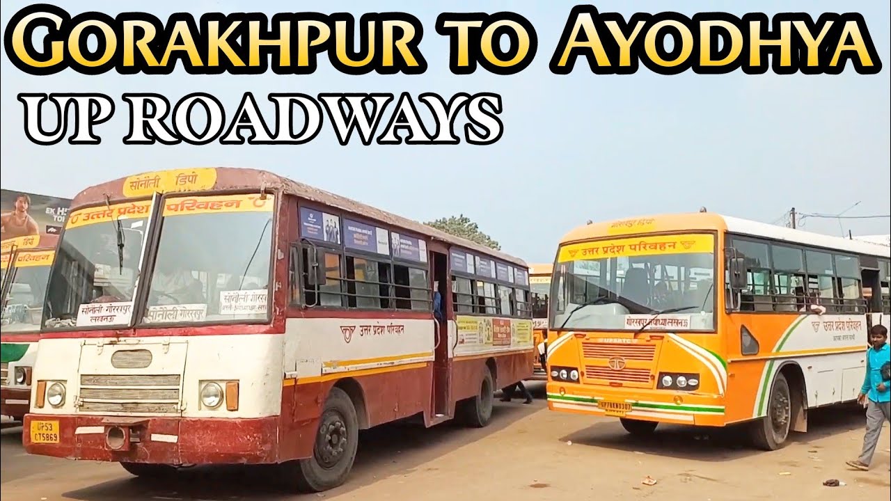 GORAKHPUR To AYODHYA UPSRTC Bus Journey | BASTI me Laga Bhayankar Jam | Up Roadways Bus Journey
