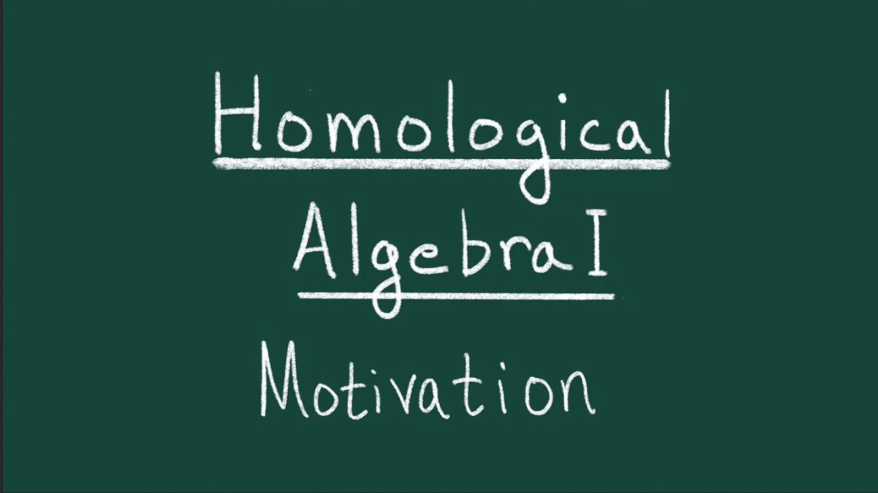 Introduction to Homological Algebra I: Motivation