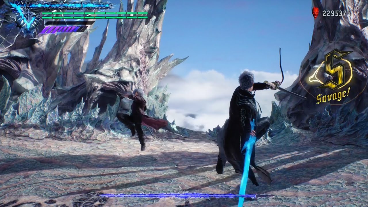 DMC5SE-Vergil vs Dante(m19DMD)【Let's have some fun End】