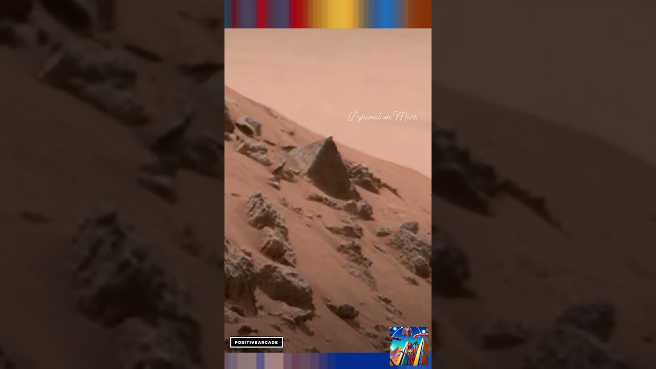 Is there REALLY a pyramid on MARS?  #nasa #mars #pyramids #egypt #shorts