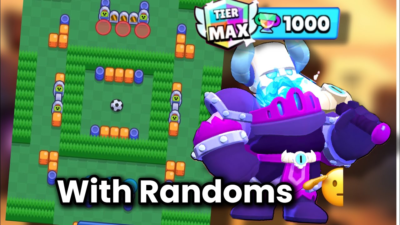 Crazy Randoms 🤢|Frank Max Tier In Brawlball ⚽️!