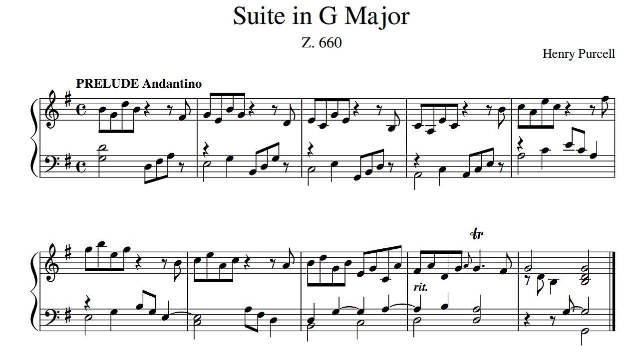 Purcell: Keyboard Suite No. 1 in G Major Z. 660 -- Robert Woolley, 1977 - Nonesuch HB-73033