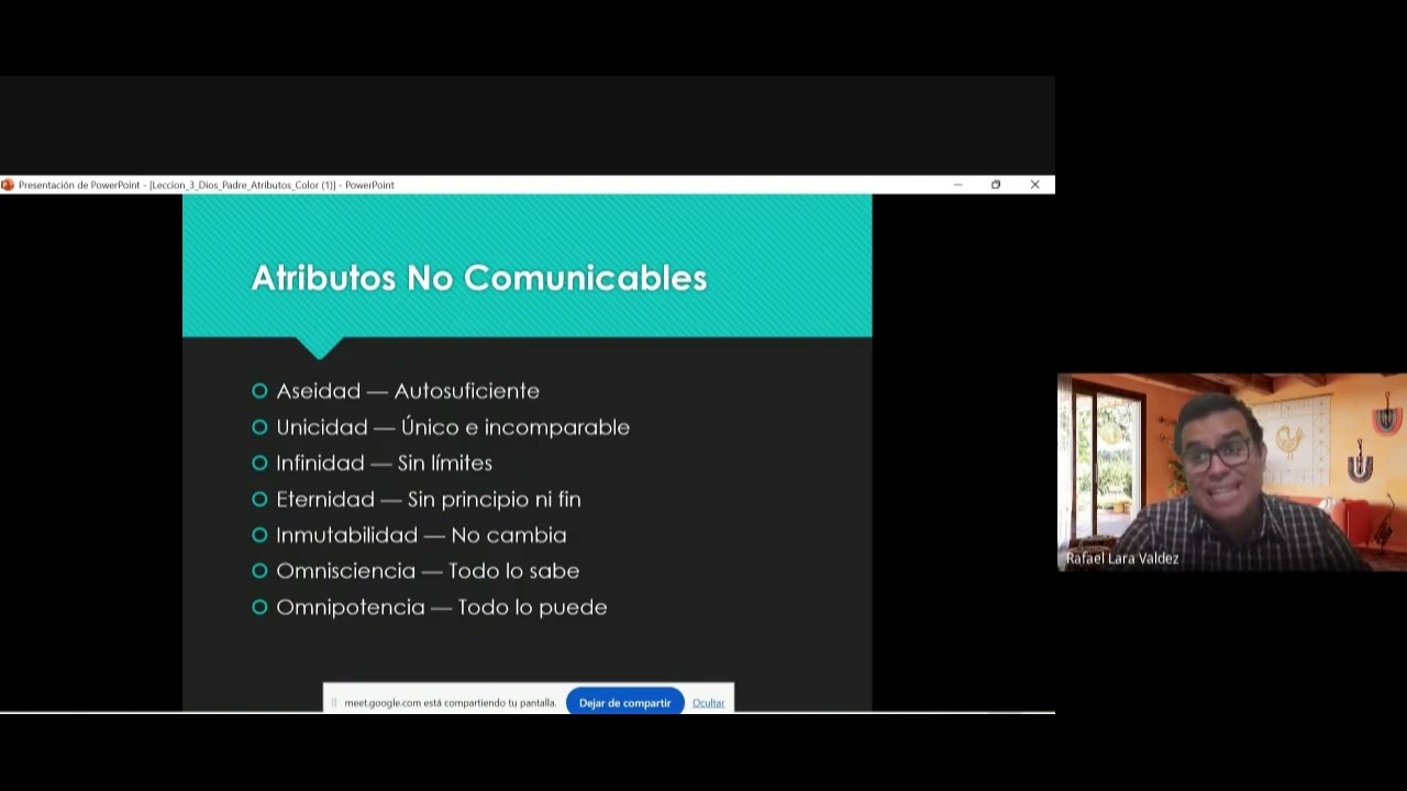 Modulo 1: Lección 3: Dios Padre: Su carácter, atributos y soberanía