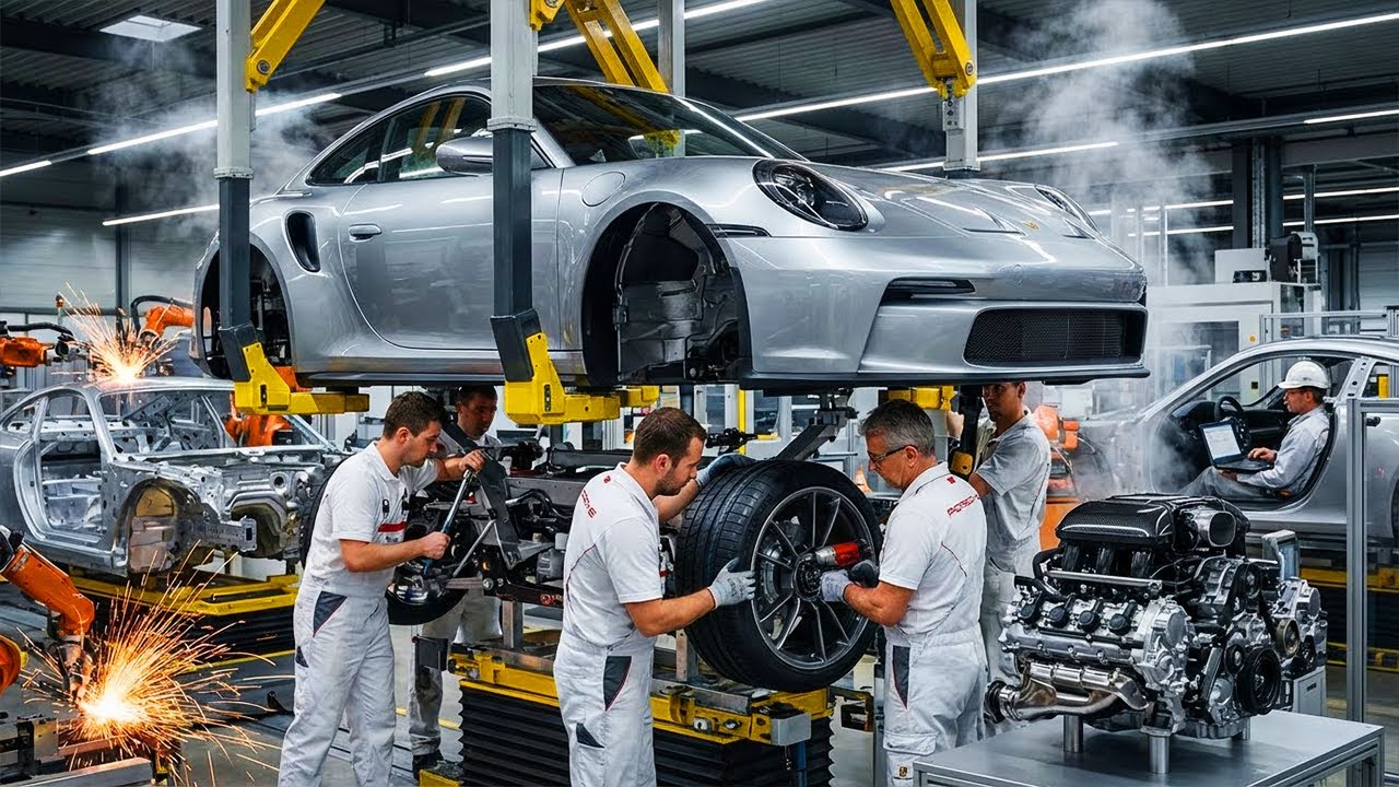 Inside Porsche Factory: How the 911 GT3 RS is Made - The Ultimate Track Weapon
