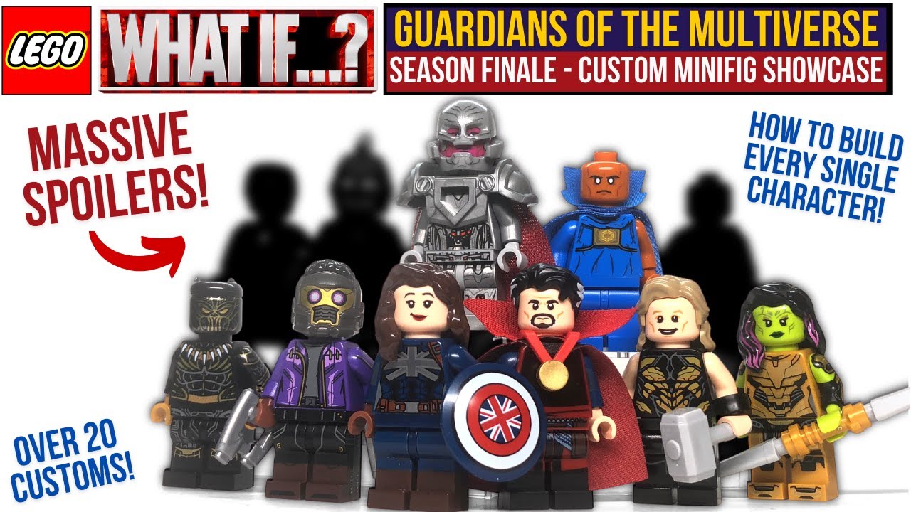 LEGO Marvel ЧТО ЕСЛИ: СТРАЖИ МУЛЬТИВСЕЛЕННОЙ (Финал сезона) Индивидуальная витрина минифигурок
