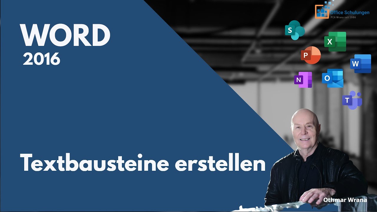 Word Textbausteine erstellen