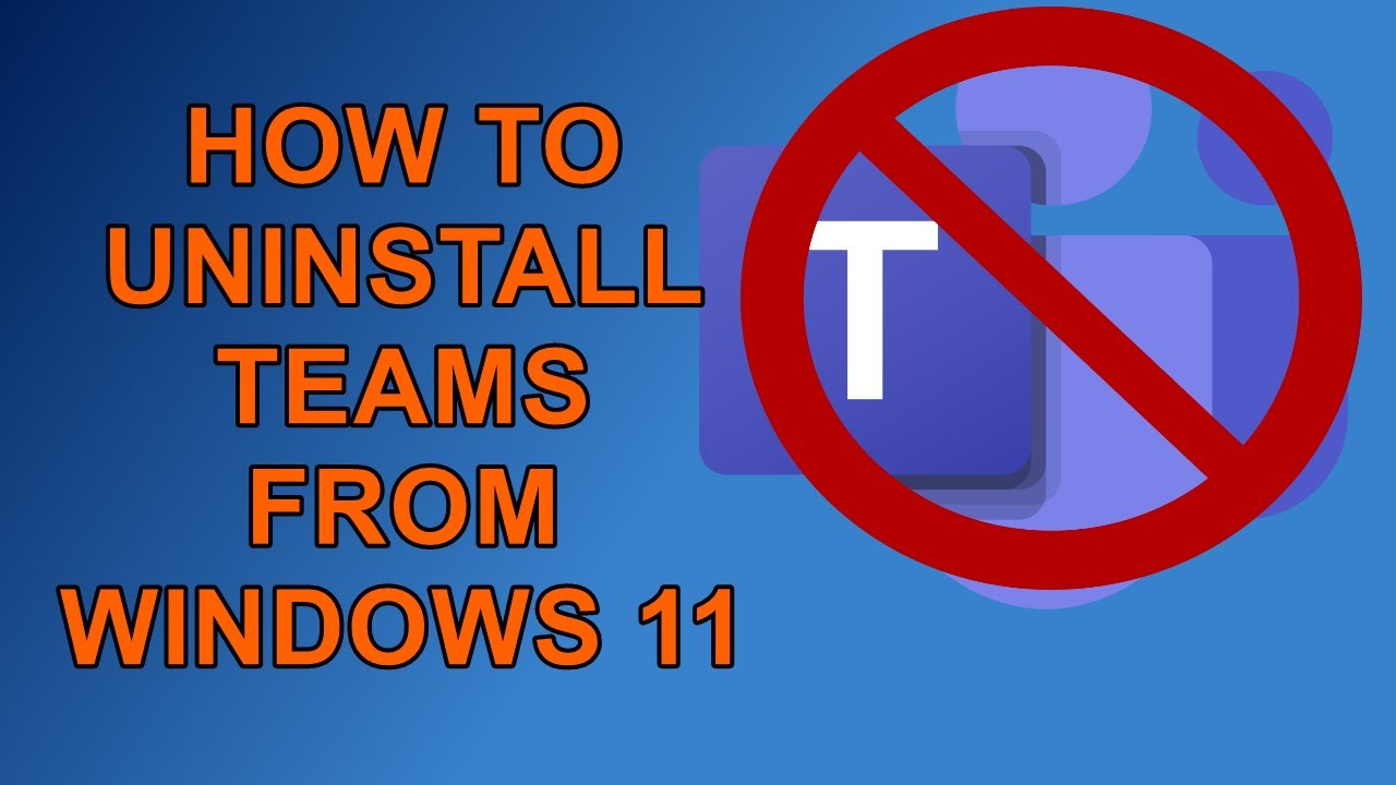 Как удалить Microsoft Teams из Windows 11
