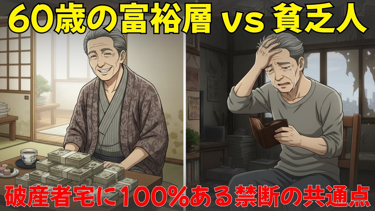 【テレビでは放送禁止】60代で貯金0円と資産4000万円になる人の決定的な差…老後破産する家に100%ある“アレ”を今すぐ捨てた瞬間に金運が爆上がりする衝撃の真実