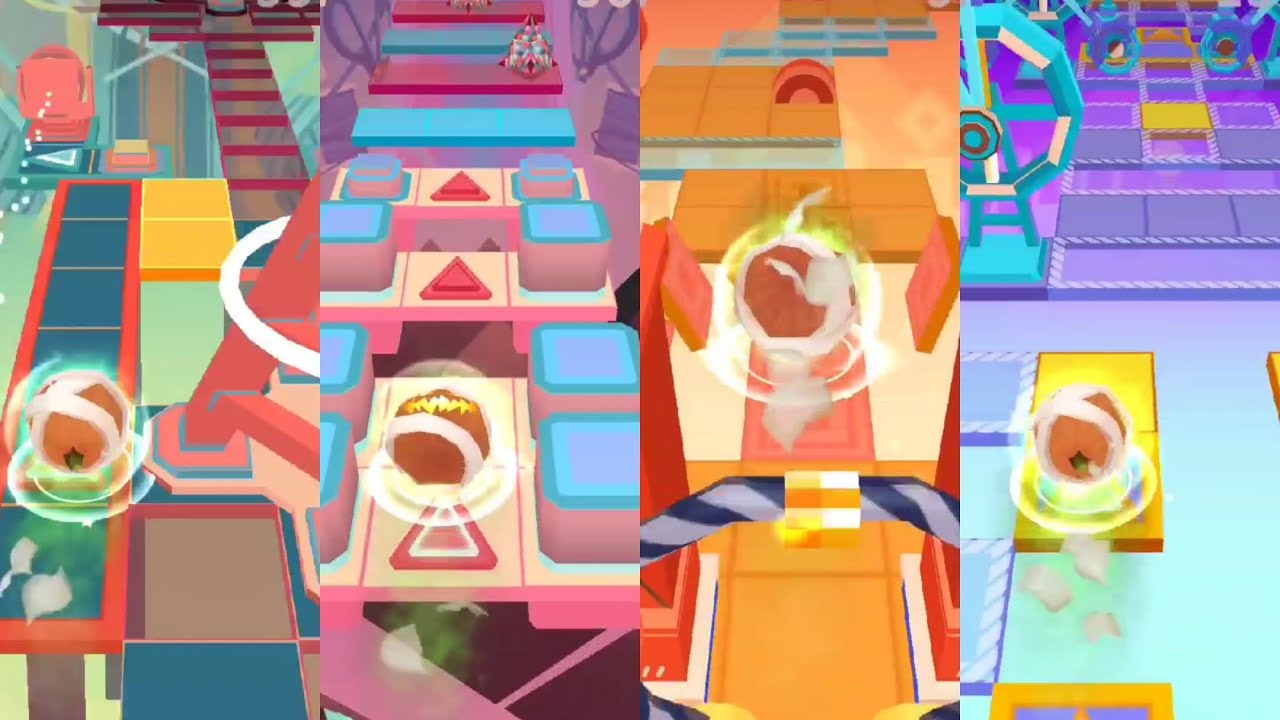 Rolling Sky - Knit City and Sewing Volcano, Dynamic Circus and Sunny Park
