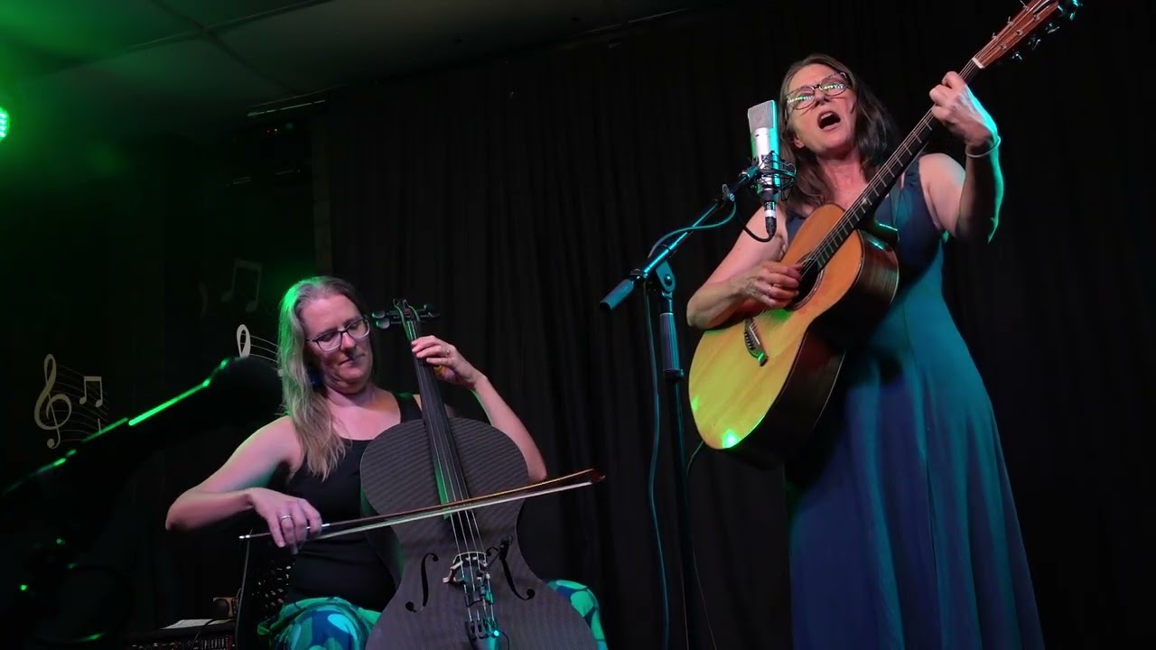 Nicole Murray and Bec with 'The River Spirit'