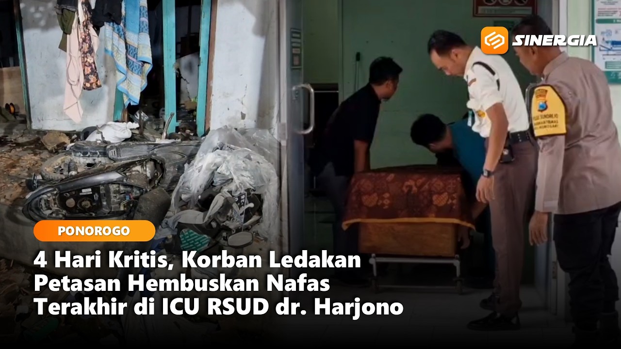 PONOROGO - 4 Hari Kritis, Korban Ledakan Petasan Meninggal Dunia di ICU RSUD dr. Harjono