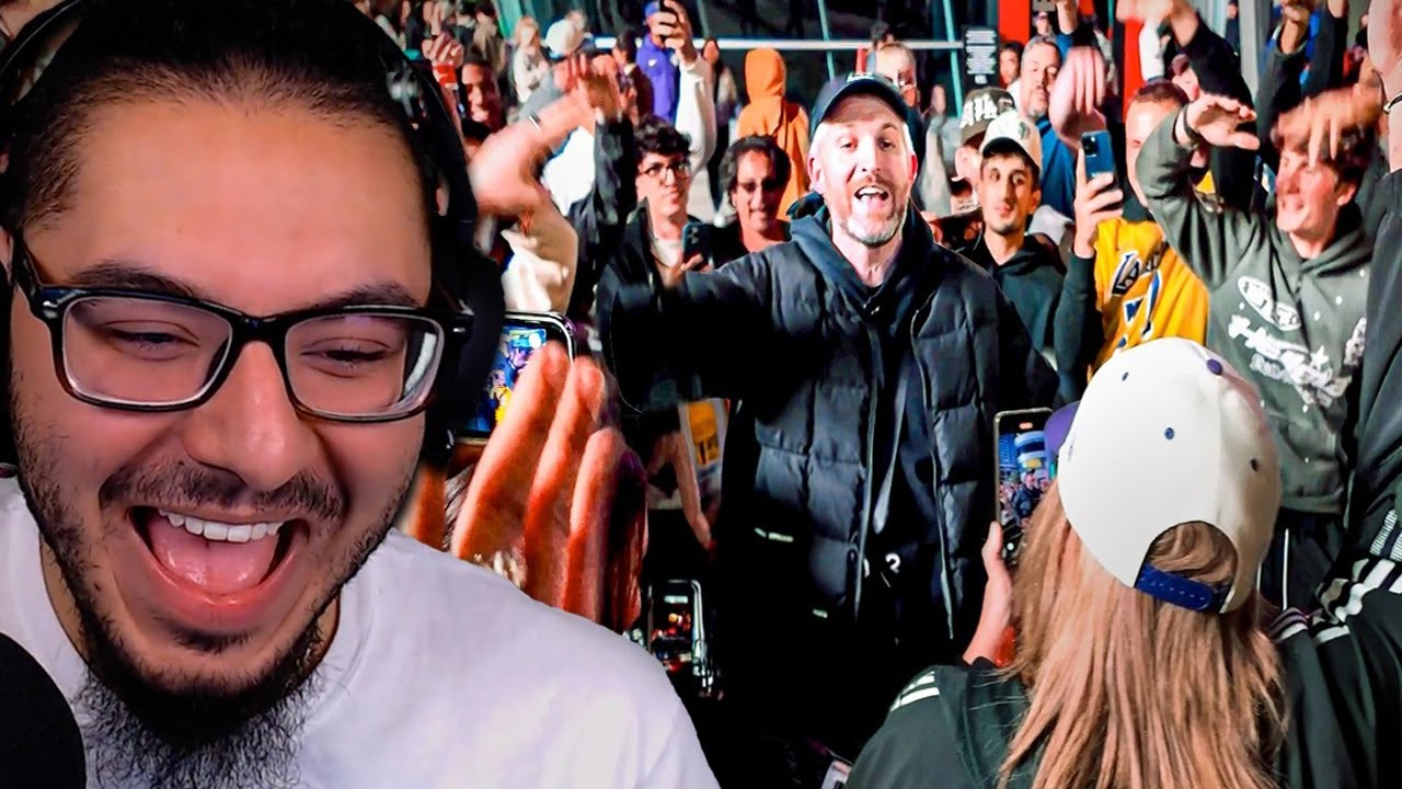 Harry Mack STUNS Crowd with Freestyle Outside Lakers vs. Knicks Game | REACTION