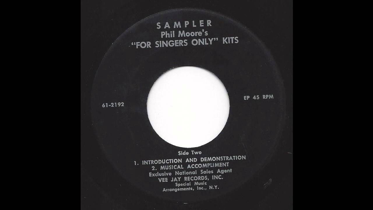 Phil Moore - For Singers Only Kits - Side 2 - Vocal Jazz-Pop