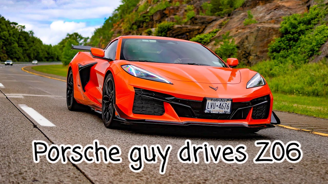 Porsche guy drives a Corvette C8 Z06 3LZ
