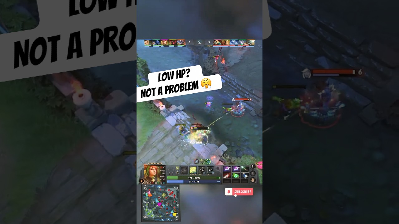 Drow at Full HP&hellip; Still Loses?! Windranger Turns the Fight! #Dota2 #Windranger