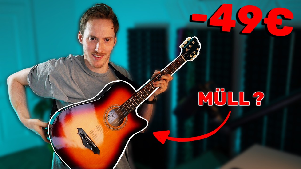 Ich habe die BILLIGSTE AKUSTIK GITARRE auf AMAZON gekauft ! 🎸