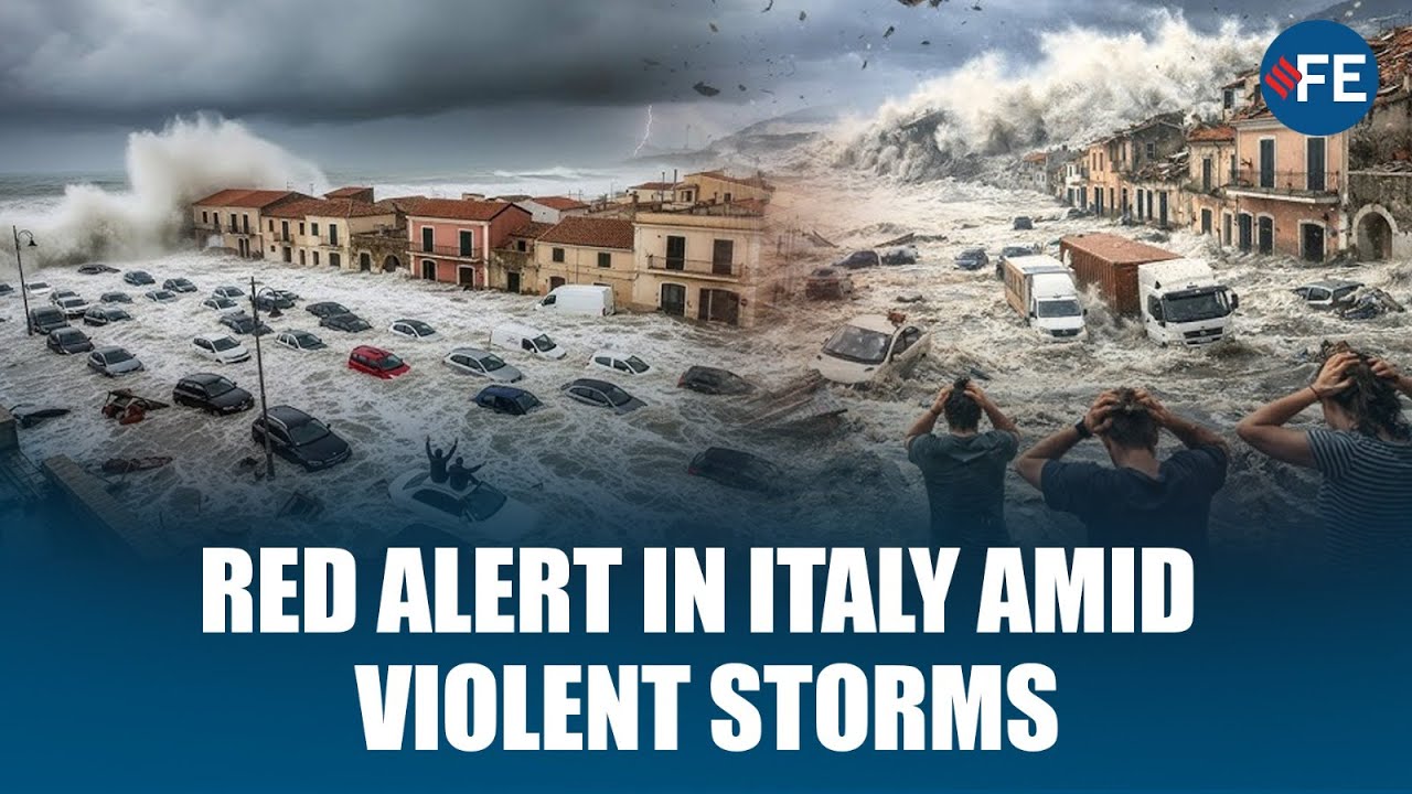 RED ALERT In Southern Italy As Powerful Storms Batter Sicily