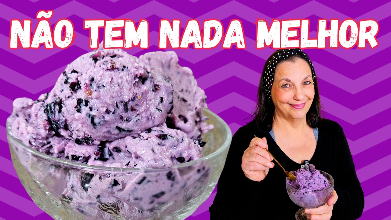 COM 2 INGREDIENTES VOCÊ TERÁ O MELHOR SORVETE DIET PARA REFRESCAR