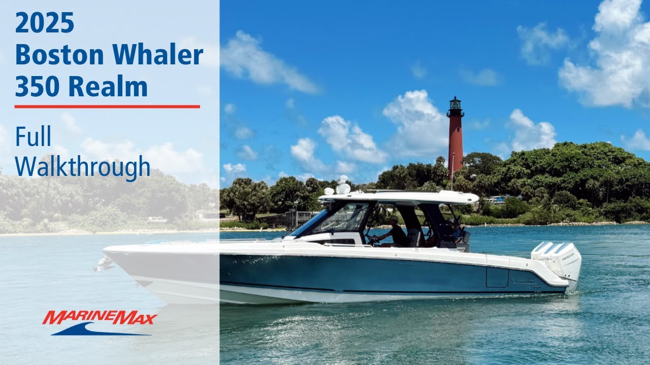 ALL NEW | 2025 Boston Whaler 350 Realm | MarineMax Jupiter