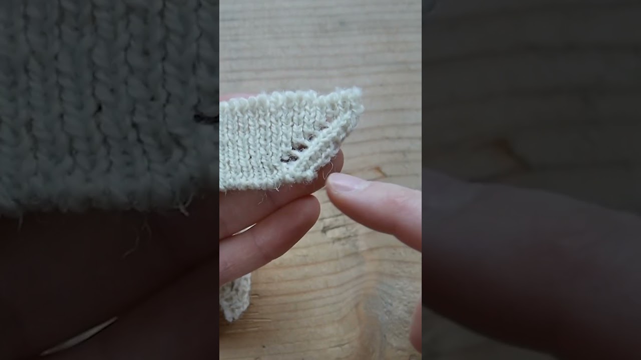 The process of making a V-neck jumper ❤️ #short
