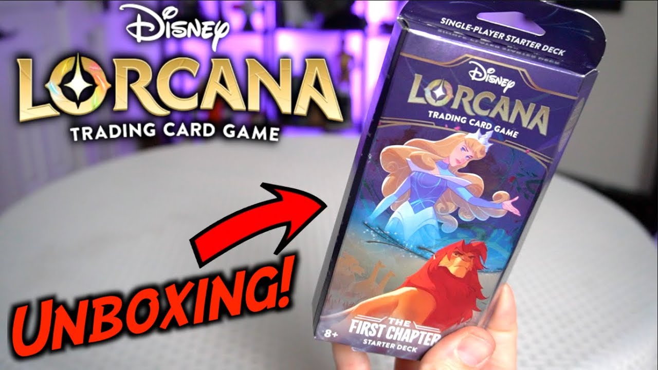 Disney's Lorcana! Unboxing Starter Deck 1/3 (Sapphire & Steel)