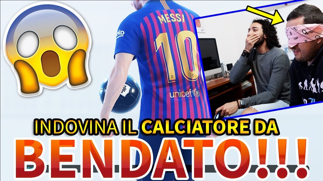 INDOVINA IL CALCIATORE DA BENDATO CHALLENGE!!! [PES 2019]