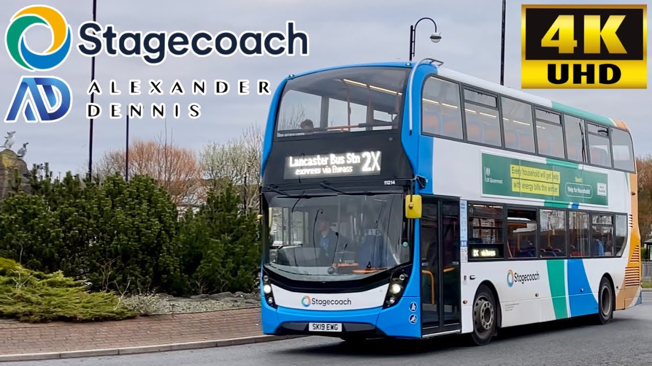 [Stagecoach: 100 Morecambe to Lancaster University via Bare, City Centre & Hala] ADL Enviro400MMC