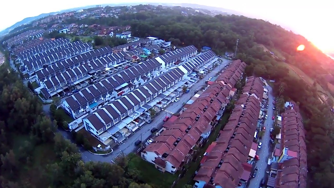 Drone shot of Greenwood Park to Templer residence