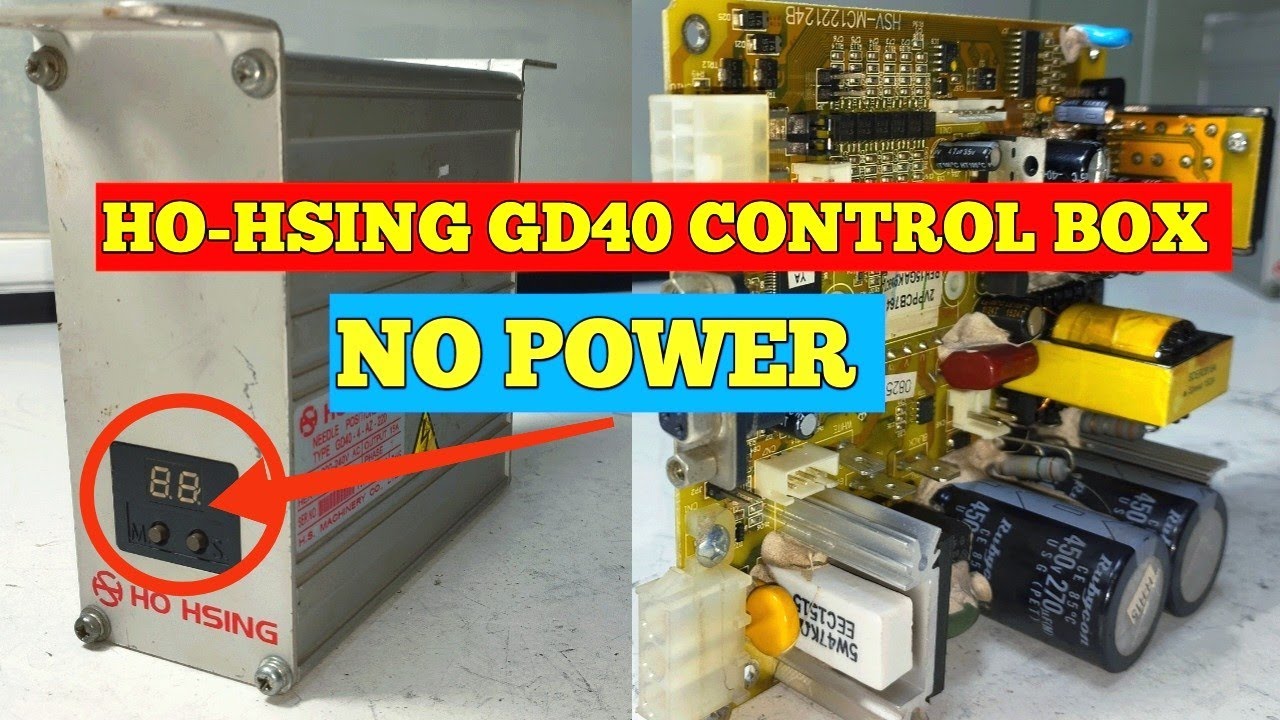 HO HSING GD40 OVERLOCK CONTROL BOX NO POWER
