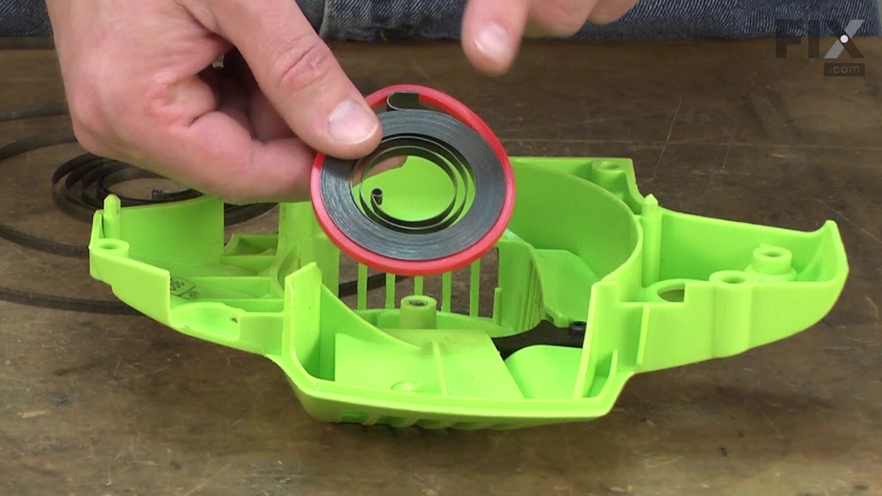 Poulan Chainsaw Repair - How to Replace the Recoil Spring