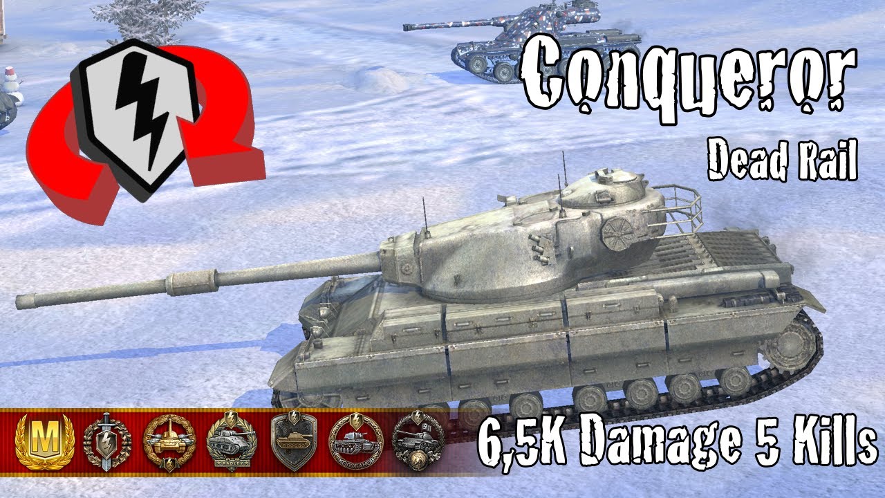 Conqueror  |  6,5K Damage 5 Kills  |  WoT Blitz Replays