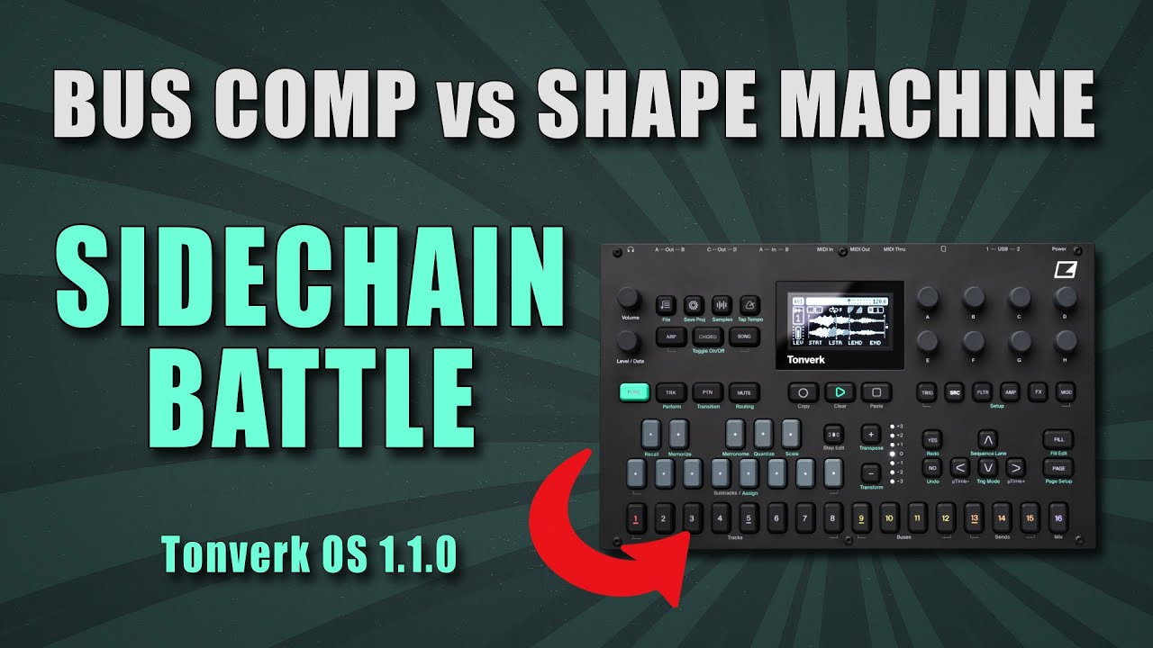 Don't use Bus Compressor Sidechain on Tonverk OS 1.1.0 before Seeing THIS!