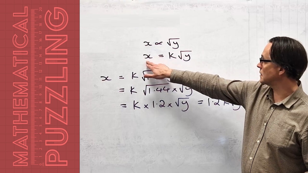 Unusual GCSE questions #6 - proportionality with a percentage increase