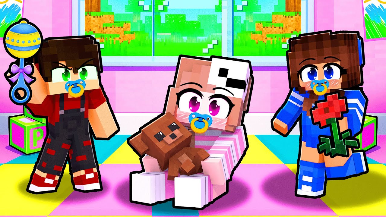 LAYSA foi ADOTADA por BEBÊS no MINECRAFT!